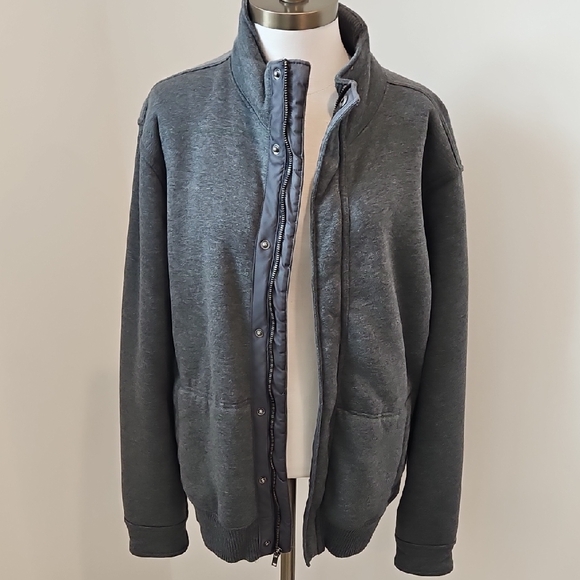 GAP Other - GAP Men's Charcoal Zip-Up Sweater Jacket